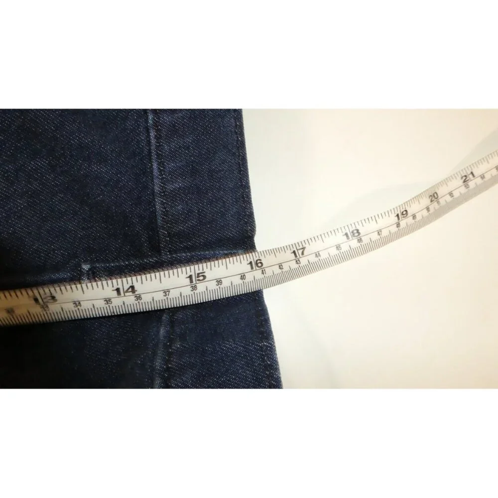 Gap Mid Rise 90s Loose Carpenter Jeans - Dark Blue - Picture 10 of 15
